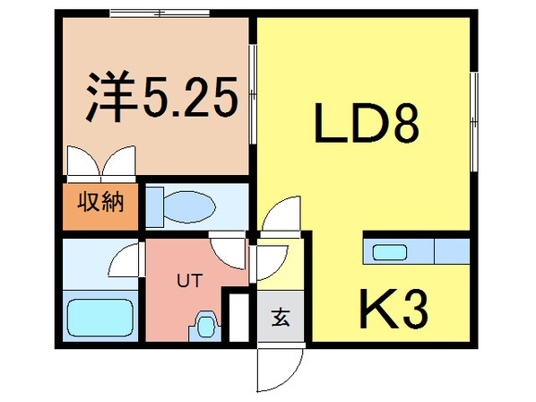 ABEハイツの物件間取画像